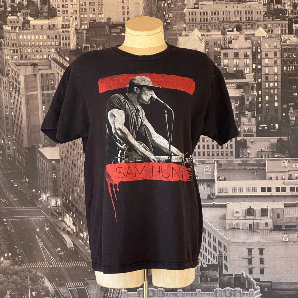 Sam Hunt black concert T-shirt